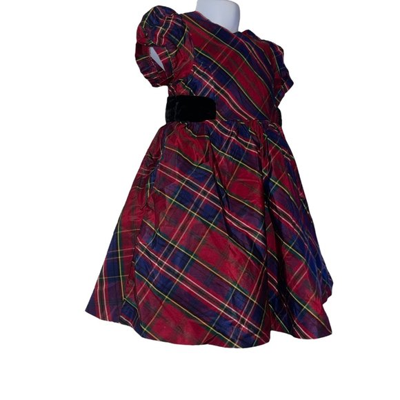 NWT Gymboree Plaid Christmas Dress Baby Girls 18 24 Months Holiday Silk Layered - Picture 5 of 10